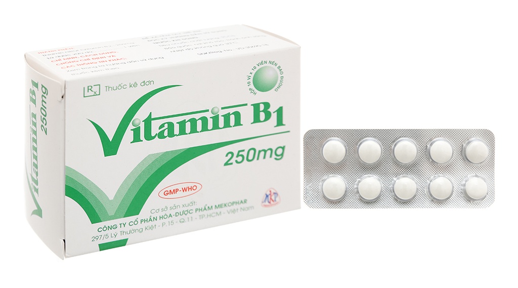 Mekophar Vitamin B6 250mg [10Vix10Vien]