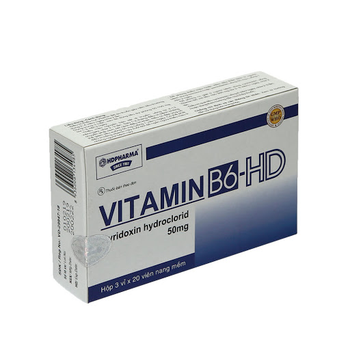HDPHARMA Vitamin B6 50mg [3vi x20v]
